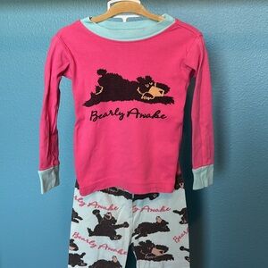 Lazy One toddler Bearly Awake pajama set